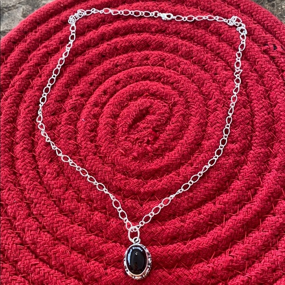 Sterling silver Smoky Quartz necklace - Picture 1 of 6